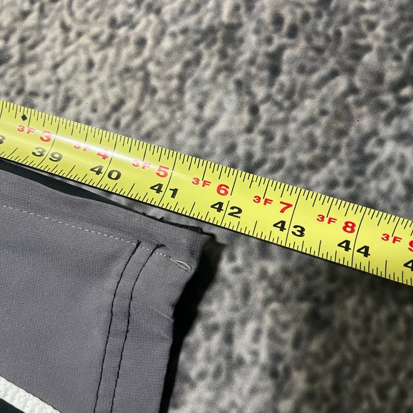 Vintage Y2K Reebok Nylon Track Pants Mens XL Black Gray Baggy Wide Leg - Picture 15 of 16